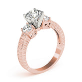 Engagement Rings 3 Stone Round - TN82847